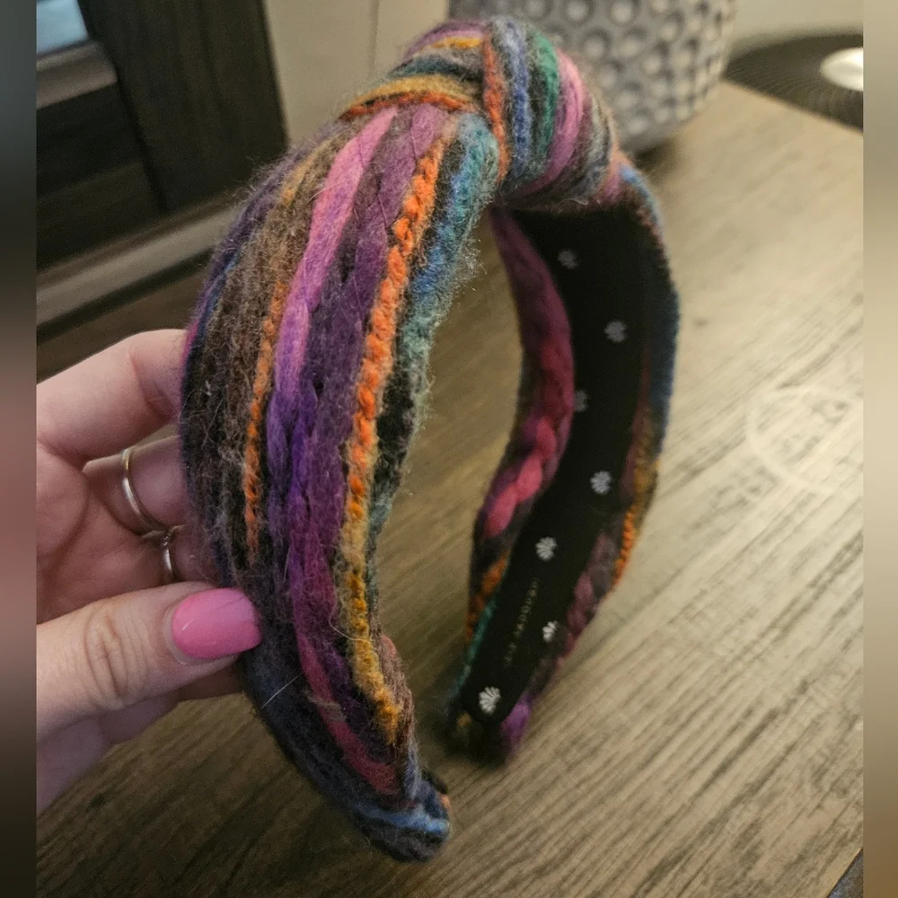 Lele Sadoughi Colorful Knit Headband with Knot